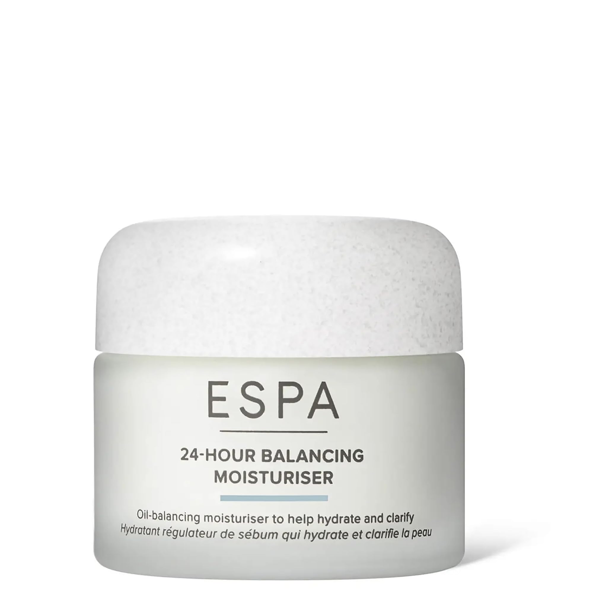 ESPA | 24-Hour Balancing Moisturiser | 55ml | Oil-Balancing Moisturiser to Hydrate & Clarify | Protects Without Clogging Pores | Registered by Vegan Society | For Oily & Combination Skin