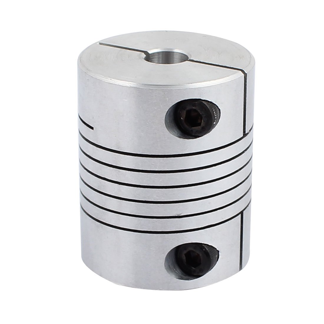 sourcing map 8mm to 16mm Shaft Coupling 40mm Length 32mm Diameter Stepper Motor Coupler Aluminum Alloy Joint Connector for 3D Printer CNC Machine DIY Encoder