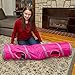 PetLike Cat Tunnel for Indoor Cats Collapsible Pop-up Pet Tube Peek Hole Hideaway Play Toys for Cats with Ball