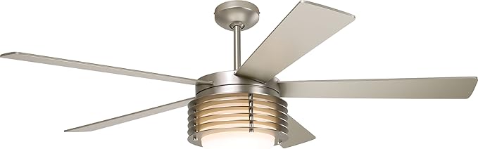 Modern Fan Pha Mn Pharos Matte Nickel 52 Outdoor Ceiling Fan