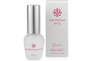 12 Benefits Hair Perfume No. 12 - Natural Hair Perfume with Pure Plant Oils - Long-Lasting Hair Mist with Awapuhi and Papaya Scent - Vegan Fragrance Spray, Made in the USA, (.33 Oz)