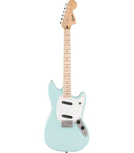 Amazon.com: Fender American Performer Mustang - Satin Sonic Blue