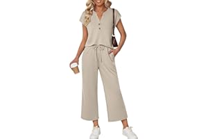 Two Piece Lounge Sets for Women Spring Vacation Beach Travel Airport Outfits Casual Cruise Fashion