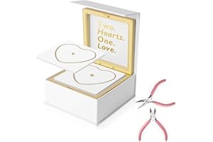 HERSIN Permanent Bracelet Kit Forever Bracelet Making for Couples Gift Friendship Bracelets DIY Locked Bracelet Christmas Valentine's Day for His and Her Bracelets Jewelry Gifts