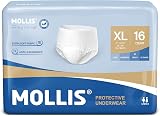 Mollis Incontinence Pants Unisex X-Large 16 Pack Maximum Absorbency