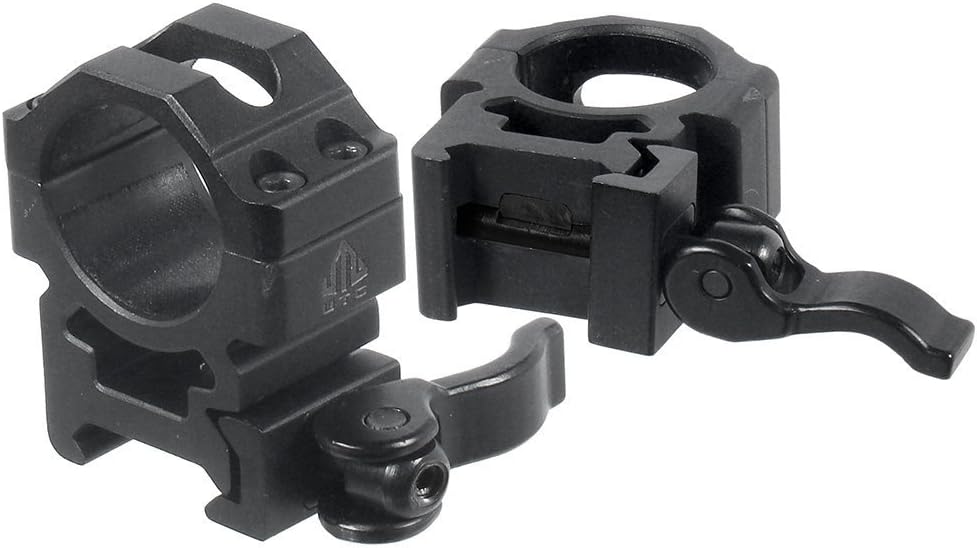 UTG 1"/2PCs Med Pro LE Grade Picatinny QD Rings: 22mm Wide : Airsoft Gun Rails : Sports & Outdoors