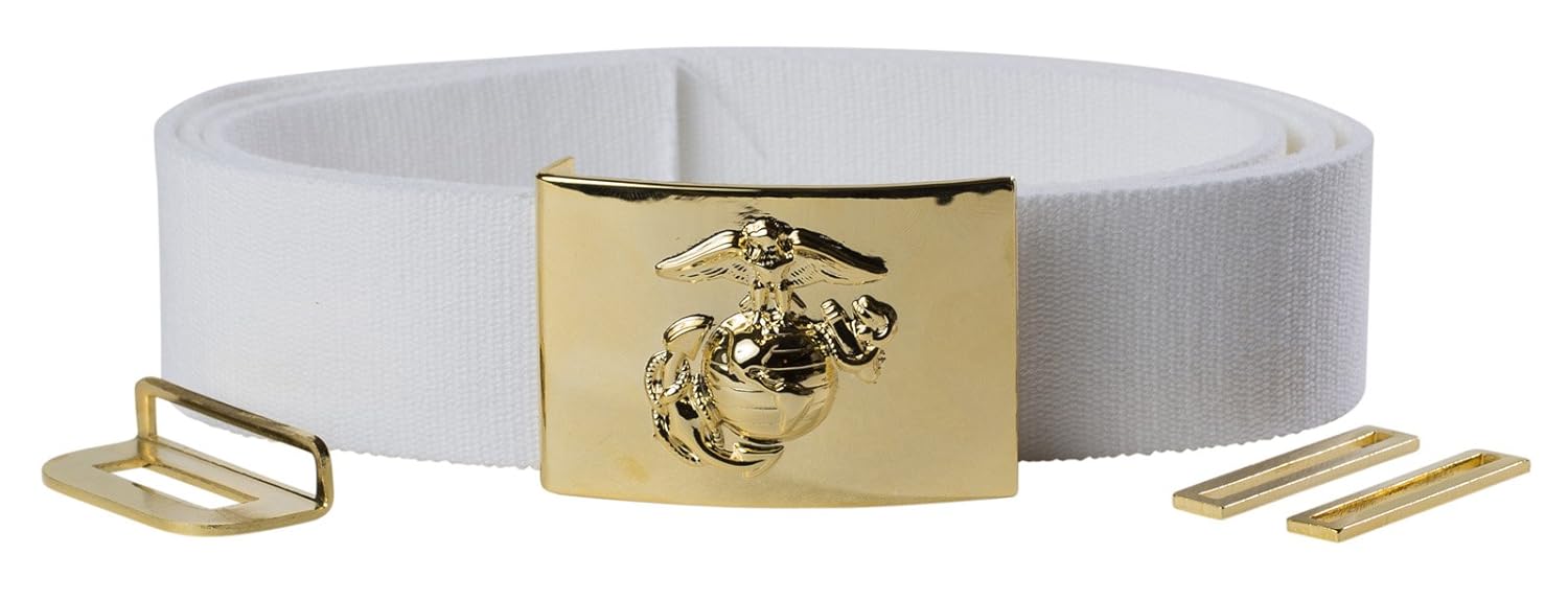 white belt gold buckle