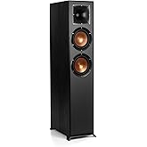 Klipsch R-620F Floorstanding Speaker with Tractrix Horn Technology | Live Concert-Going Experience in Your Living Room, Ebony