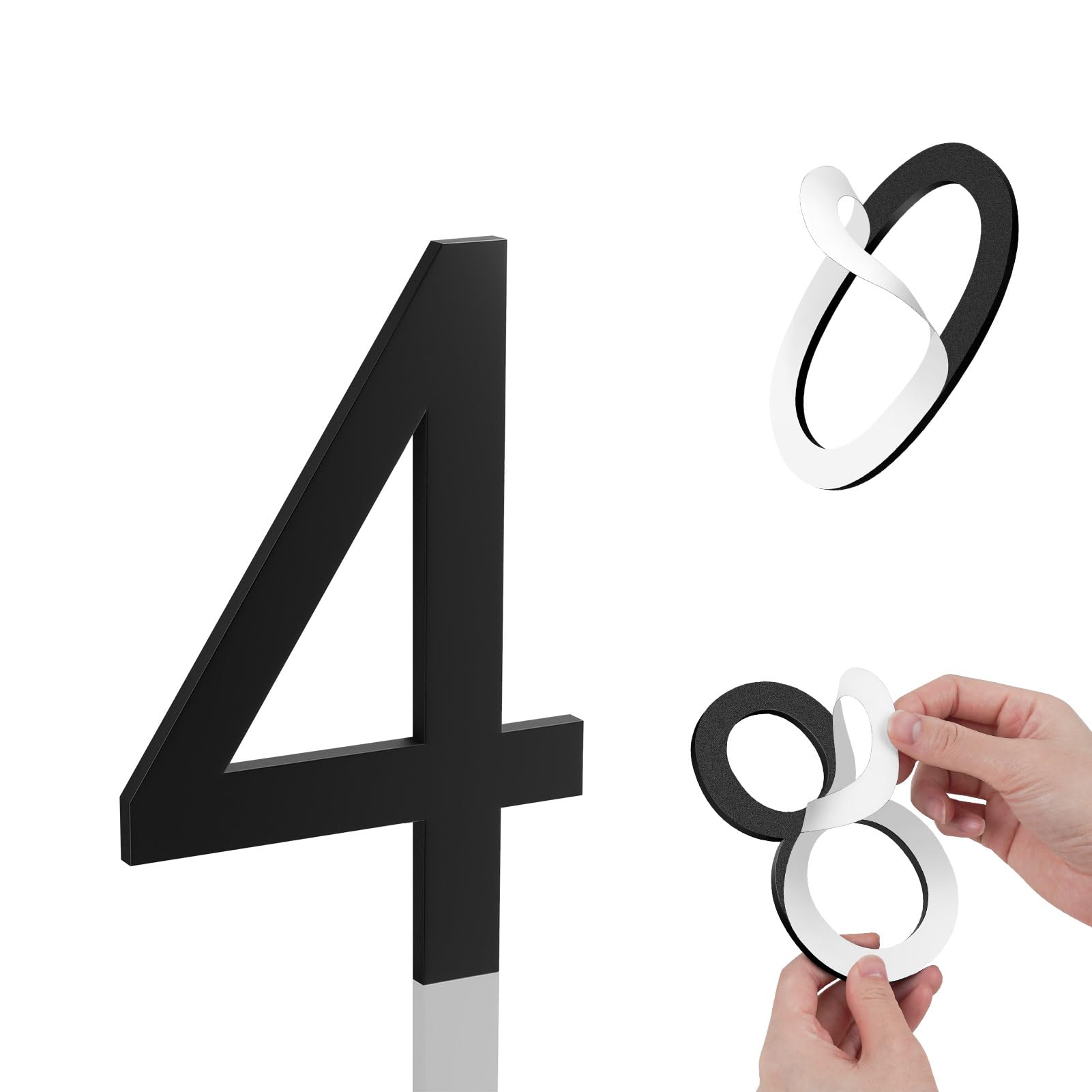 3 Inch House Numbers, Self-adhesive House Number