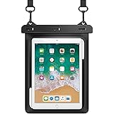Weuiean Waterproof Bag Case for iPad 8th/7th/6th/5th/4th Generation 10.2/9.7, iPad Air 1/2/3, iPad Pro with Lanyard for iPad/