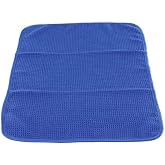 Chemical Guys, Waffle Weave Glass &amp; Window Microfiber Towel, Blue, 24 x 16 | Waffle-weave towel wipes glass, mirrors and windows streak-free, scratch-safe for cars, trucks and home