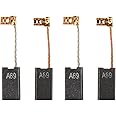 4 Pack Carbon Brushes Compatible with Bosch GBH5400 GBH5-38 X GSH38 GBH5-40D A69,Bosch Motor Carbon Brush Replacement Part.
