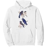 Patience Bluebird of Happiness Blue Bird Eastern Bluebird Pullover Hoodie