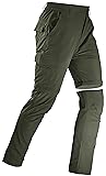 Men's Convertible Hiking Pants Zip Off Quick Dry