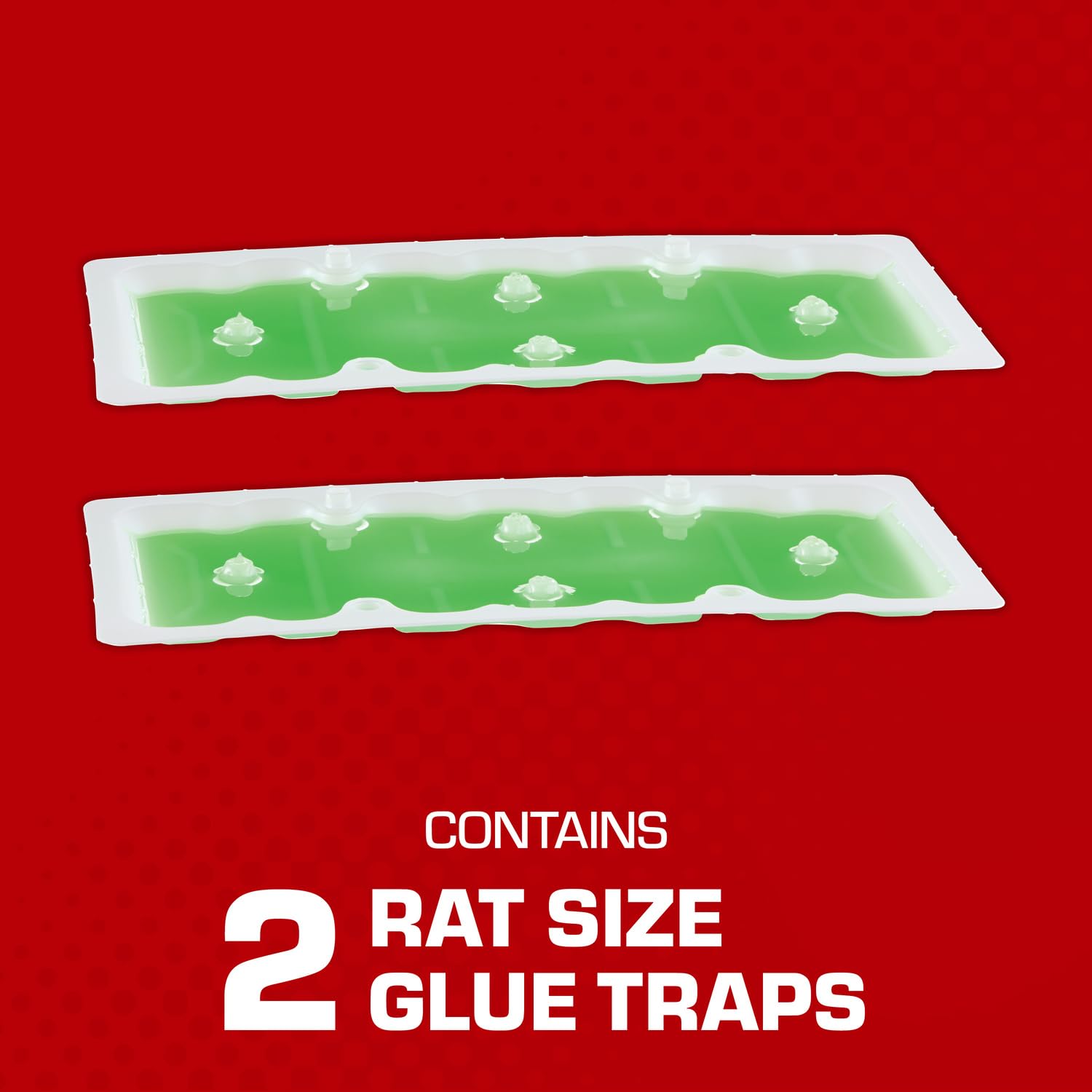 Tomcat Super Hold Glue Traps Rat Size for Rats, Mice, Snakes, Cockroaches, Spiders, and Scorpions, Ready-To-Use, 2 Traps
