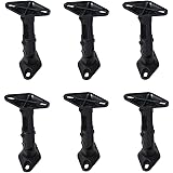 VideoSecu Universal Satellite Speaker Mounts / Brackets for Walls and Ceilings (White,Black Available)