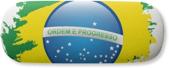 Amazon ブラジル国旗 カルチャー エレメント マップ メガネケース メガネ ハードシェル 収納 スペクタクルボックス 眼鏡小物 通販