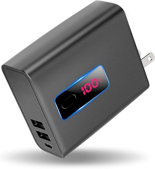 Amazon 2in1 Usb急速充電器 モバイルバッテリー 6700mah 大容量 Acアダプター 折りたたみ式プラグ搭載 2usb出力ポート 最大5v 2 4a 軽量 Pse認証済 多重保護システム Iphone Ipad Android各種対応 黒 モバイルバッテリー 通販