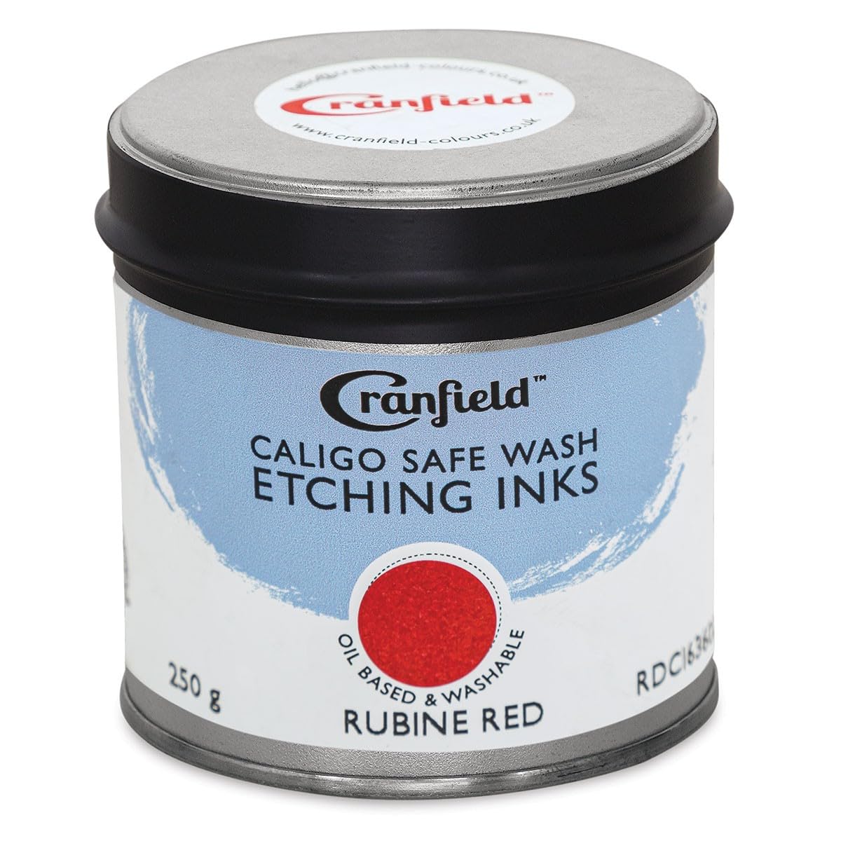 Caligo Safe Wash Etching Ink 250g Tin Rubine Red