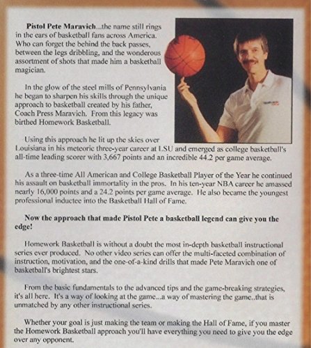 Pistol Pete Maravich Dribbling DVD & Dribble Goggles - DVD & Training Aid - You'll Have All The Drills You Need to Become A Great Dribbler Like Pete Maravich - Learn Fun and Cool Drills