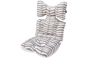 LAT LEE AND TOWN Universal Baby Stroller Cushion Pad for Toddler 3D Air Mesh Baby Seat Pad Liner for Stroller Soft and Breathable Pram Pushchair Baby Stroller Cushion Seat Liner for Baby （Geometry）