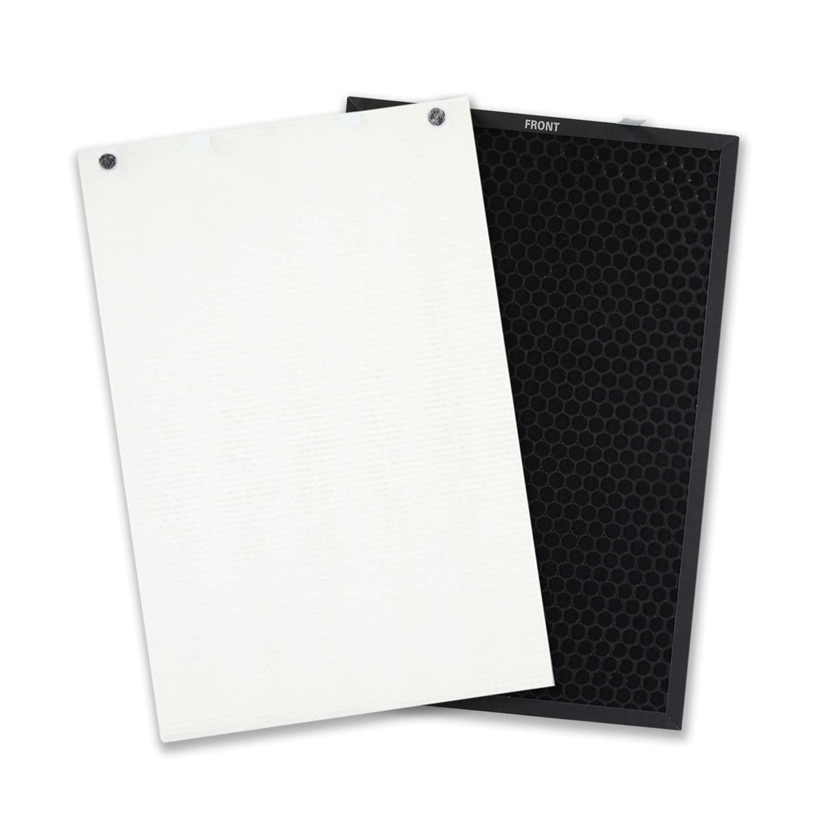 PUREBURG Replacement HEPA Filter + Activated Carbon Filter Set for Bissell Air220 aka 2609A air Purifiers. Replaces Part No. 2678 & 2677