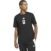 adidas Men's World Cup 26 Official Match Ball Graphic T-Shirt, Black, Large