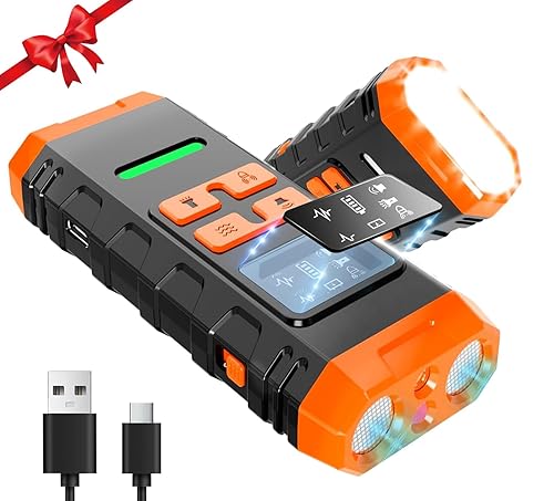 Dog Bark Deterrent Device, Ultrasonic Anti Barking Tool for Dogs, Handheld Barkshield for 5-in-1 Handheld Discipline Training Tool to Stop and Control Barks, Bad behaviors, Indoor Outdoor Use