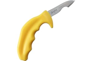Swissmar Shucker Paddy Malpeque Oyster Shucking Knife – Ergonomic Dual Axis Oyster Shucker Tool with 2" / 5 CM Stainless Stee