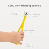 Frida Baby Frida Toothhugger U-Shaped Toothbrush 3-Angle Bristles Yellow view 4