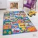 HR 7FT.4IN X 10FT.4IN ABC TRANSFORMATION KIDS EDUCATIONAL NON-SLIP RUG(8FTX11FT). PLEASE CHECK ALL THE PICTURES