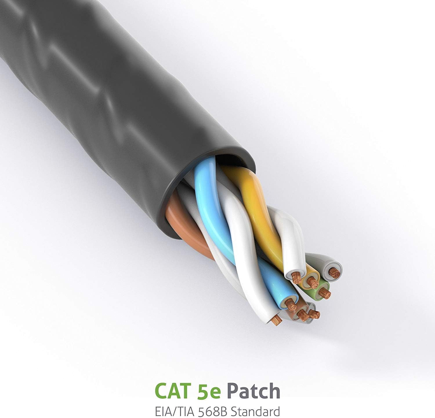 mumbi LAN Cable 30 m CAT 5e Network Cable CAT5e Ethernet Cable Patch Cable RJ45 30 m Black, 30.0m - Image 4