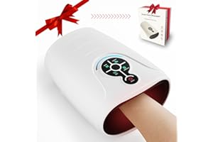 AERLANG Hand Massager,Christmas Gifts for Women,White Elephant Gifts for Adults Hand Massage Machine with Heat and compression Electric Hand Massager for Arthritis and Carpal Tunnel Cordless Massagers