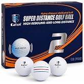 CAITON Golf Ball Gift Set, Tournament Grade, Dual-Layer Distance Balls with Vortex Design, Increases Flight Distance, High-Rebound Core, 322 Dimple Pattern, 16.671nch, 1.6oz