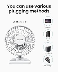 Gaiatop USB Desk Fan, Small But Powerful, Personal