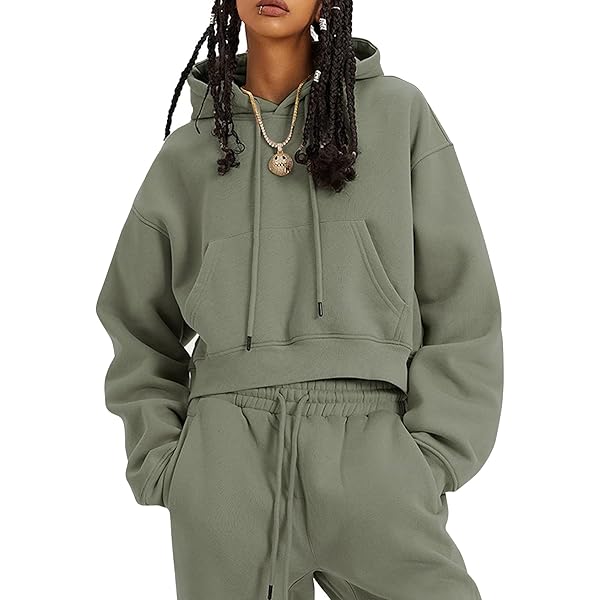 Flygo Womens 2 Piece Outfit Fleece Sweatsuit Sets Zimbabwe