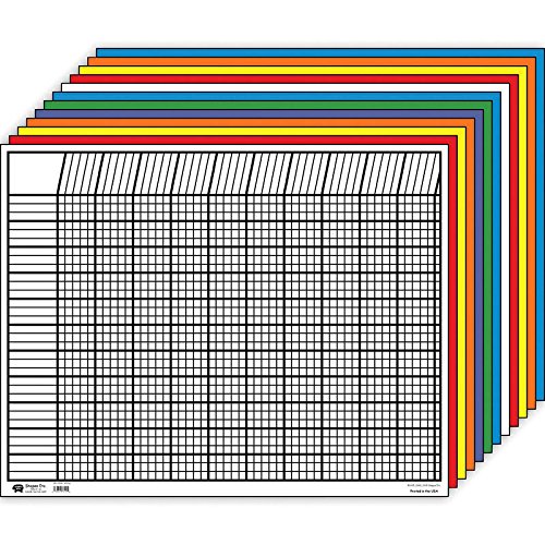 Shapes etc. se-367 horizontal incentive chart set, larg…