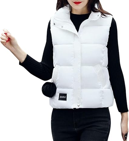 Veste blanche sans manche Clearance