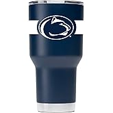 Gametime Sidekicks Penn State 30oz Navy Tumbler - Officially Licensed, 18/8 Stainless Steel, Double-walled, Vacuum-insulated, UV LED Printed Logos, Sweatless, Stays Hot/Cold - 360 Wrap