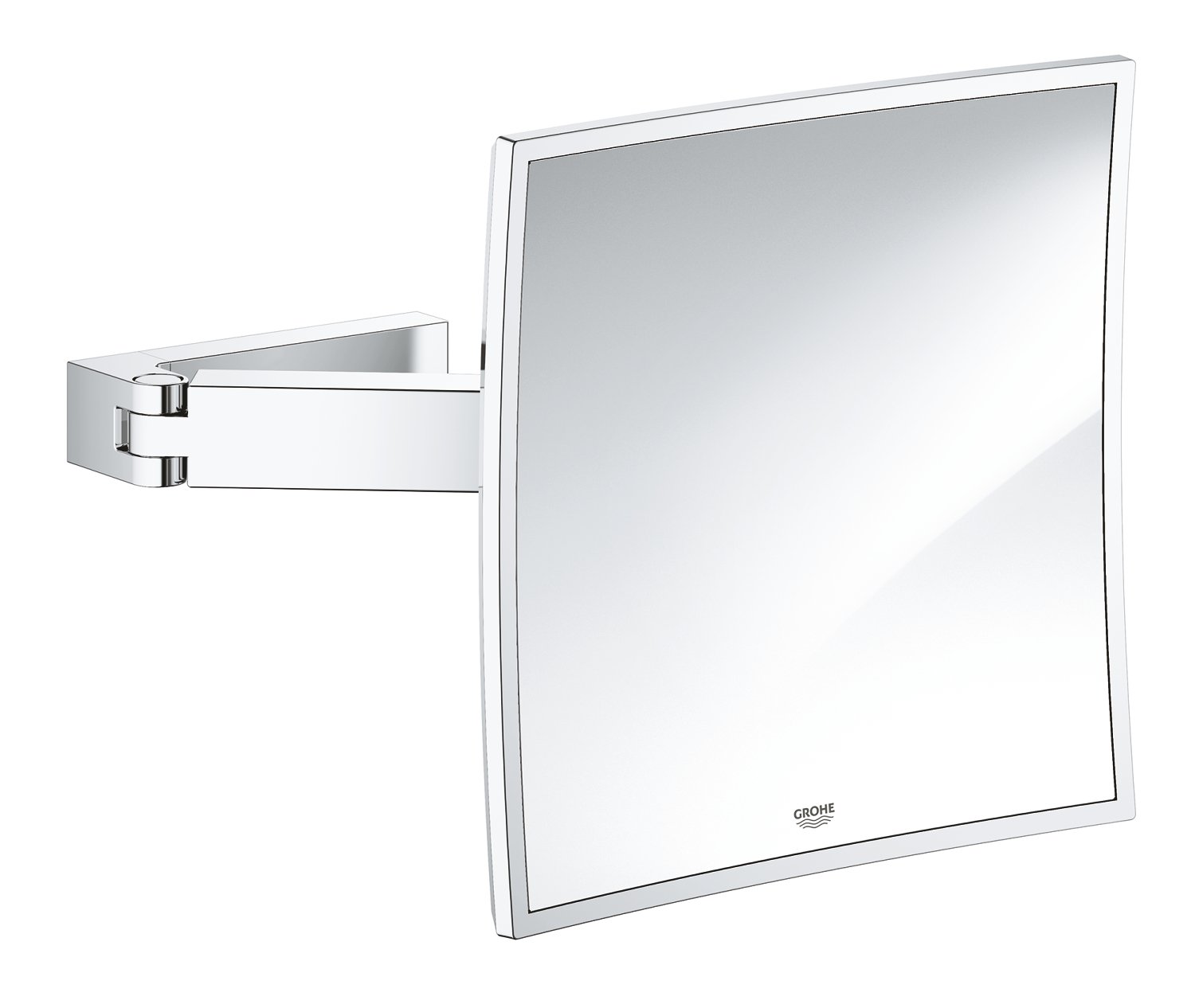 GROHE Selection | Bathroom Accessories | Cube Cosmetic Mirror | Chrome | 40808000