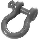 Overland Vehicle Systems OVS 19019903 Recovery Shackle 3/4" 4.75 Ton - Gray