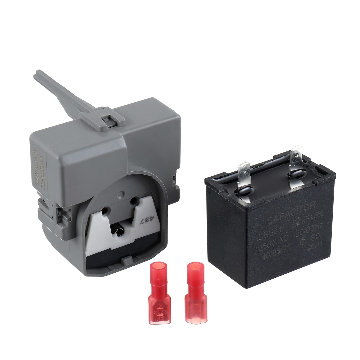 Photo 1 of EPLZON 2319792 W10197428 W10189190 Refrigerator Starter TSD2 Compressor Relay W10662129 Capacitor Overload Refrigerator Freezer Suitable W10197428 241527803 241941003 2255198 PS11740412