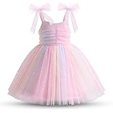 TTYAOVO Toddler Baby Dress Birthday Party Tulle Girl Dresses