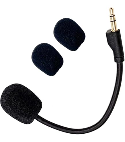 V-MOTA Mikrofon Ersatz Für Logitech G733 Headset - Kristallklarer Sound Schwarz