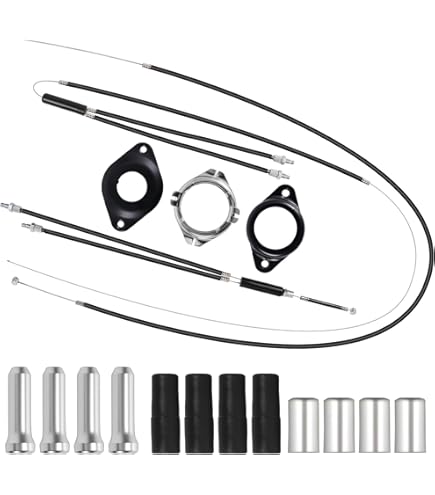 Câble Supérieur Court Odyssey Gyro3 390mm Pour BMX - Démêlant Tressé