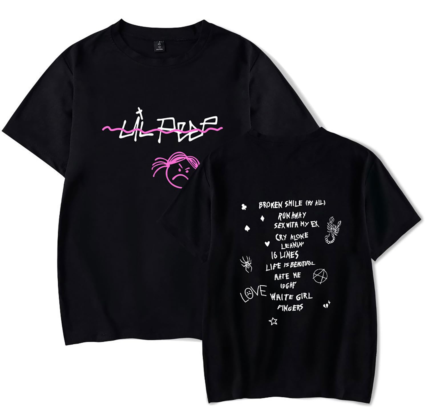 KPOP Rapper Short Sleeve Love Printed Shirt Fashion Hip Hop Tee Tops ...