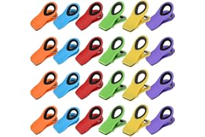 24 Pcs Chip Clips Storage Sewing Clip for Food Storage Food Bag Clips Snack Kitchen Refrigerator Garden Sewing Fabric as Clot