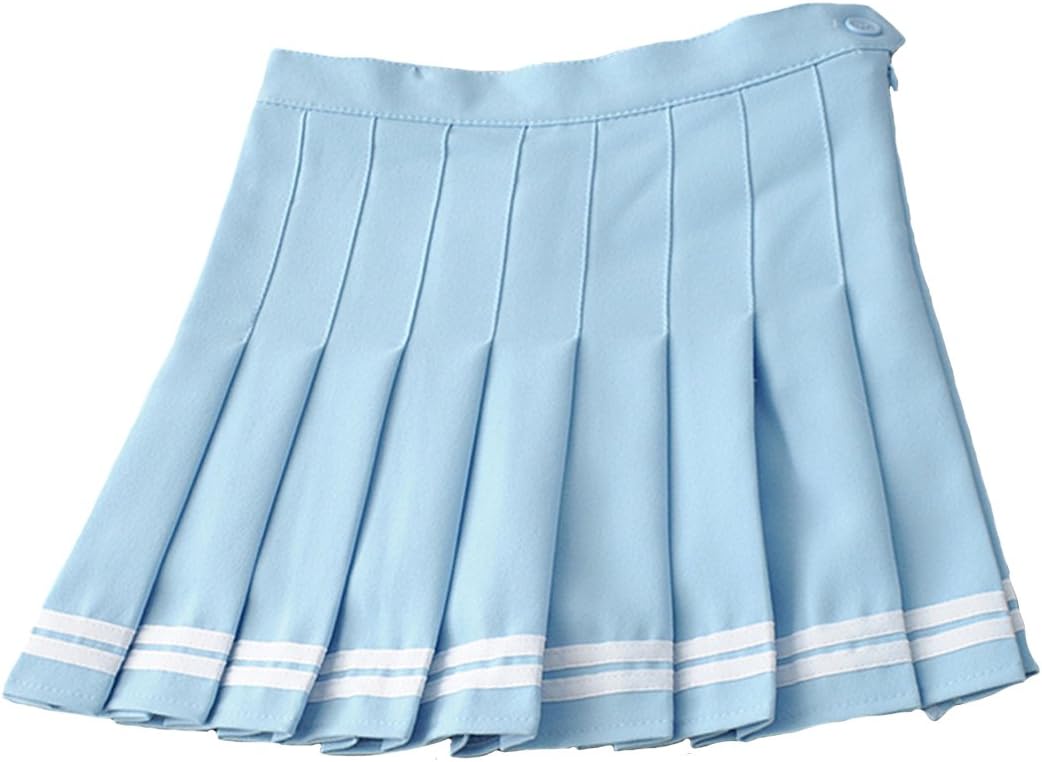 Sports High Waist with Underpants Tennis School Cheerleader Pleated Skirt