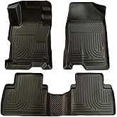 Husky Liners Weatherbeater Floor Mats | Fits 2007-2012 Nissan Altima 4-Door | Front & 2nd Row, 3-pc Black - 98601