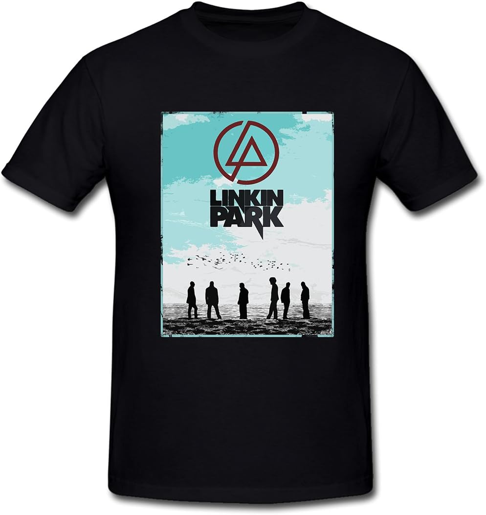 Toomii Men's Linkin Park Band Image T-Shirt